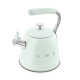 BOUILLOIRE SIFFLANTE 2.3L VERTE-Smeg