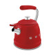 BOUILLOIRE SIFFLANTE 2.3L ROUGE-Smeg