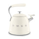 BOUILLOIRE SIFFLANTE 2.3L  CREME-Smeg