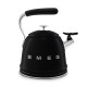 BOUILLOIRE SIFFLANTE 2.3L NOIR-Smeg