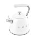 BOUILLOIRE SIFFLANTE 2.3L BLANC-Smeg