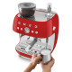 EXPRESSO ET  BROYEUR ROUGE-Smeg