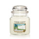 Bougie parfumée moyenne jarre Yankee Candle CLEAN COTTON