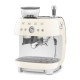 MACHINE A CAFÉ COMBINÉ ANNÉE 50 CREME-Smeg