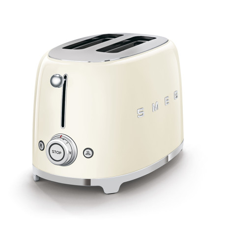 TOASTER 2 TRANCHES ANNÉE 50 CREME-Smeg