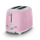 TOASTER 2 TRANCHES ANNÉE 50 ROSE-Smeg