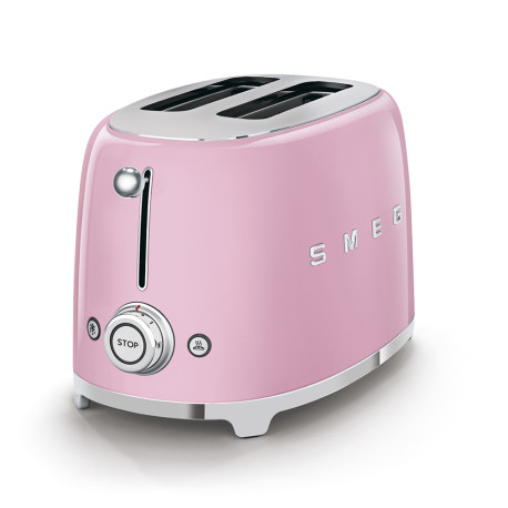 TOASTER 2 TRANCHES ANNÉE 50 ROSE-Smeg