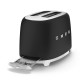 TOASTER 2 TRANCHES ANNÉE 50 NOIR MAT-Smeg