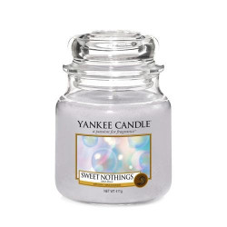 Bougie parfumée moyenne jarre Yankee Candle MOTS DOUX