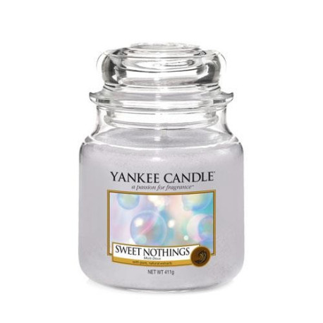 Bougie parfumée moyenne jarre Yankee Candle MOTS DOUX