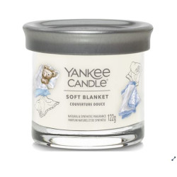 Bougie parfumée petite jarre Yankee candle COUVERTURE DOUCE