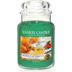 Bougie parfumée grande jarre Yankee Candle APRES MIDI EN PLEIN AIR