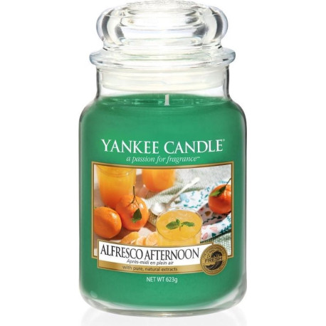 Bougie parfumée grande jarre Yankee Candle APRES MIDI EN PLEIN AIR