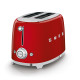 TOASTER 2 TRANCHES ANNÉE 50 ROUGE-Smeg