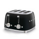 TOASTER 4 TRANCHES NOIR-Smeg