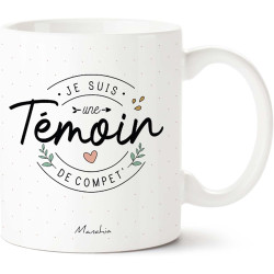 MUG JE SUIS UNE TEMOIN DE COMPET
