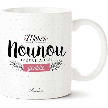 MERCI NOUNOU D'ETRE AUSSI GENTILLE