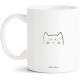 MUG BONJOUR MON P'TIT CHAT ROSE