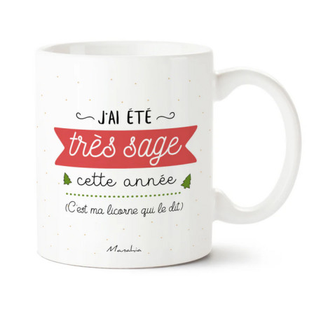 MUG J'AI ETE TRES SAGE CETTE ANNEE
