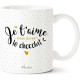 MUG JE T'AIME ENCORE PLUS QUE LE CHOCOLAT
