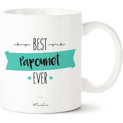MUG personnalisé BEST PAPOUNET EVER