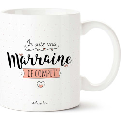 MUG personnalisé JE SUIS UNE MARRAINE DE COMPET