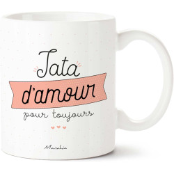 MUG personnalisé TATA D'AMOUR POUR TOUJOURS