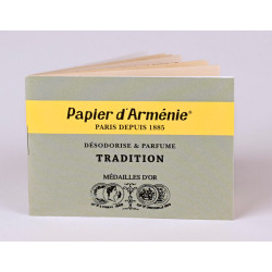 Carnet Papier d’Arménie Tradition, encens parfumé classique, purification de l’air et ambiance chaleureuse