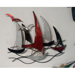 REGATE MM ROUGE/NOIR/ARGENT