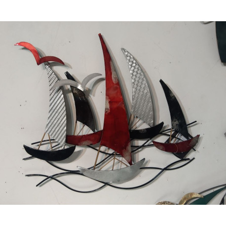 REGATE MM ROUGE/NOIR/ARGENT