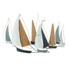VOILIERS X6 METAL ET BOIS