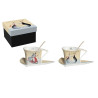 COFFRET 2 TASSES CATTUCCINO CATITUDES