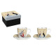 COFFRET 2 TASSES EXPRESSO CATTUCCINO