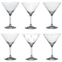 COFFRET DE 6 VERRES A COCKTAIL 35CL GRAPHIK