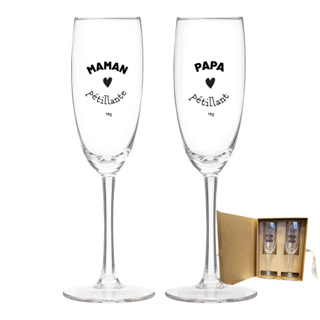 COFFRET FLUTES PÉTILLANTES