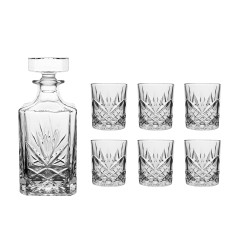 COFFRET CARAFE+ 6 VERRES A  WHISKY