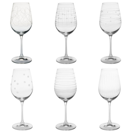 COFFRET 6 VERRES GRAPHIK