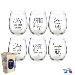 PACK DE  6 VERRES