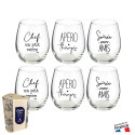 PACK DE  6 VERRES