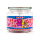 Bougie Haribo Strawberry Happiness en moyenne jarre, parfum sucré et fruité pour une ambiance joyeuse.