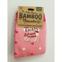 Chaussettes personnalisées ANAÏS- Fibre de bambou
