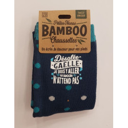 Chaussettes personnalisées GAËLLE- Fibre de bambou