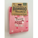 Chaussettes personnalisées SÉVERINE- Fibre de bambou
