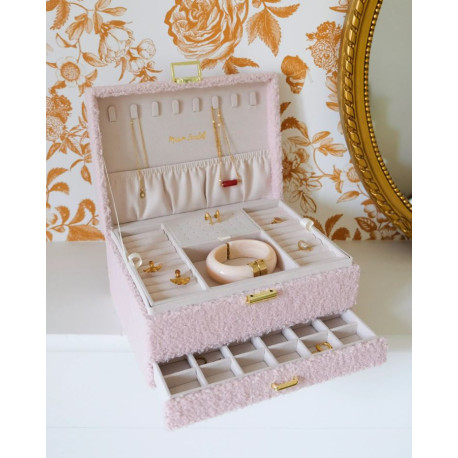 COFFRET A BIJOUX DENISE MOUMOUTE ROSE