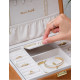 COFFRET A BIJOUX LOUISE VELOURS CAMEL