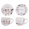 COFFRET DEJEUNER+ASSIETTE LE CHAT