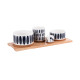 PLAREAU APERITIF MIKONOS 4 PCS