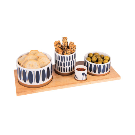 PLAREAU APERITIF MIKONOS 4 PCS