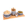 PLATEAU APERITIF MIKONOS 4 PCS