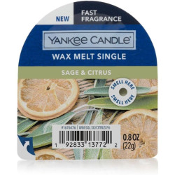 Fondant parfumé Yankee Candle SAUGE & AGRUMES